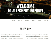 Tablet Screenshot of alleghenyinternet.com